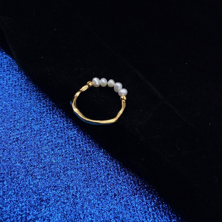 Minimalist Freshwater Pearl Ring