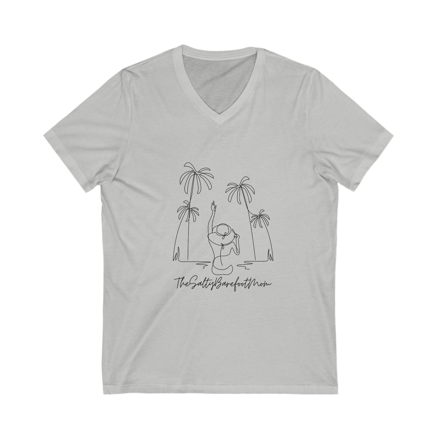 The Salty Barefoot Mom Beach Day Tee