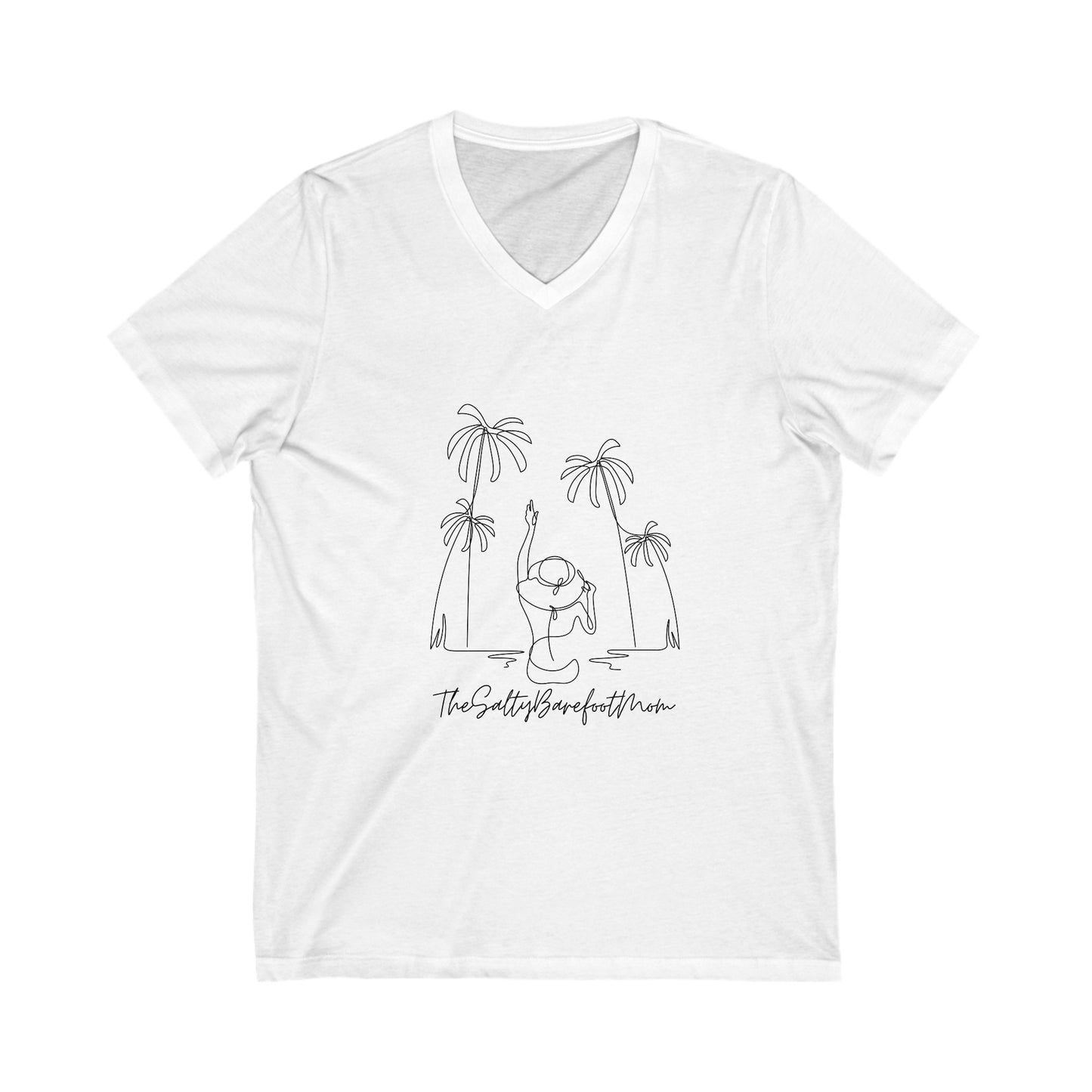 The Salty Barefoot Mom Beach Day Tee