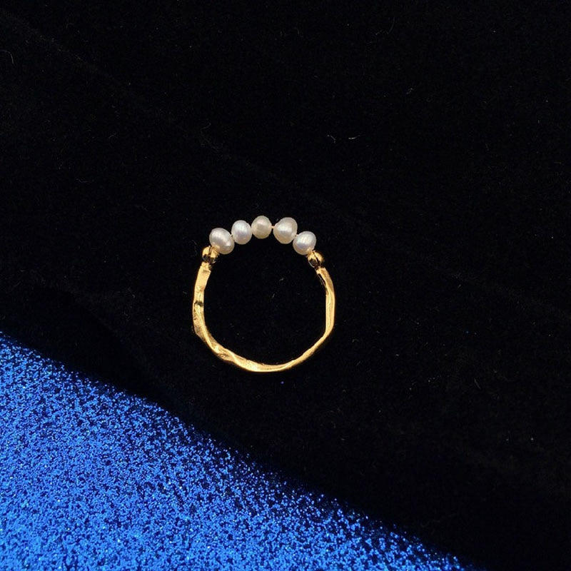 Minimalist Freshwater Pearl Ring