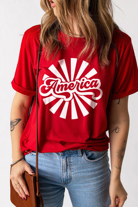 70's Retro America Short Sleeve Tee