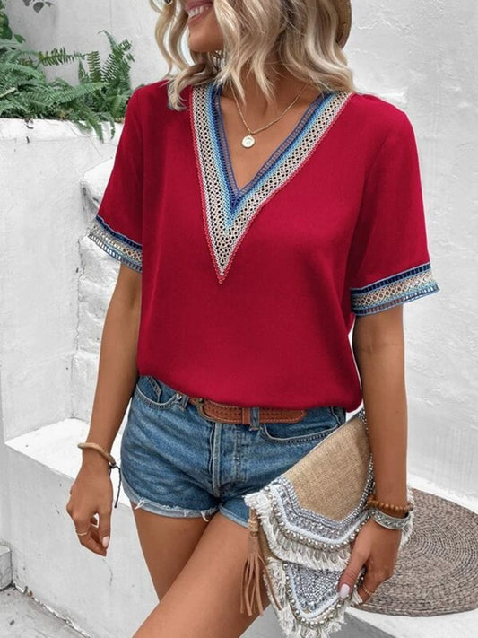 Short Sleeve Blouse