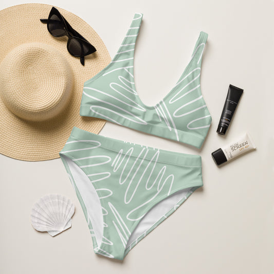 The SBM Tropics High Waisted Bikini